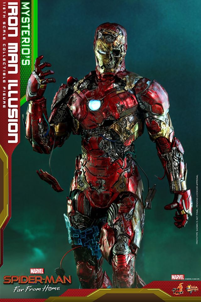Pre-Order Hot Toys Spider-Man Mysterio Iron Man Illusion Figure